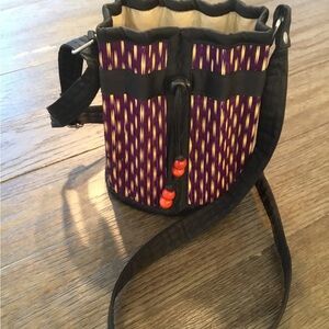 Stylish Purple and Black Crossbody Bag